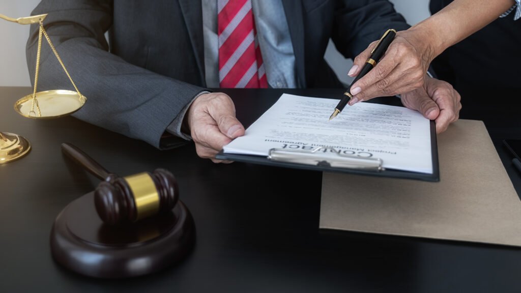 signing document