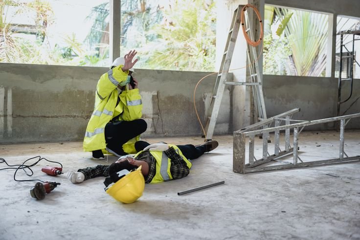 A construction site workplace accident in Victoria Park, Liverpool
