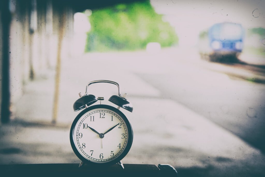 Clock denoting the time limit for back injury claim.